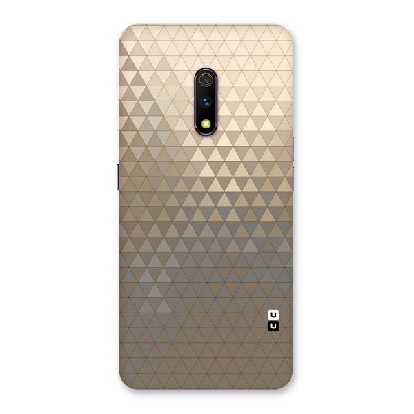 Beautiful Golden Pattern Back Case for Realme X
