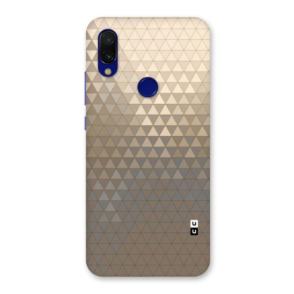 Beautiful Golden Pattern Back Case for Redmi 7
