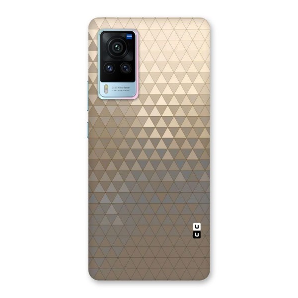 Beautiful Golden Pattern Back Case for Vivo X60 Pro