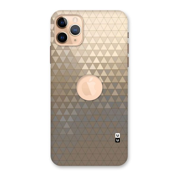 Beautiful Golden Pattern Back Case for iPhone 11 Pro Max Logo Cut