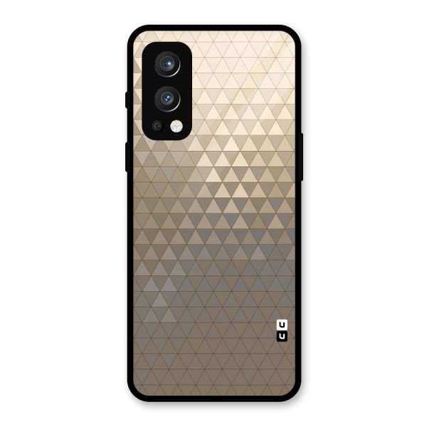 Beautiful Golden Pattern Glass Back Case for OnePlus Nord 2 5G