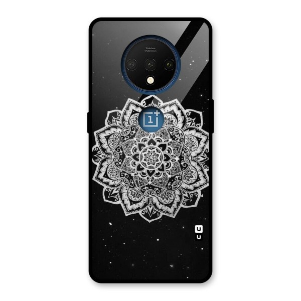 Beautiful Mandala Design Glass Back Case for OnePlus 7T