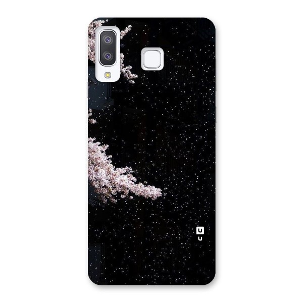 Beautiful Night Sky Flowers Back Case for Galaxy A8 Star
