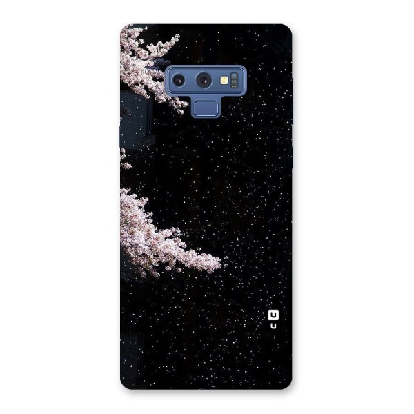 Beautiful Night Sky Flowers Back Case for Galaxy Note 9