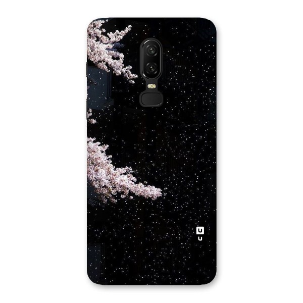Beautiful Night Sky Flowers Back Case for OnePlus 6