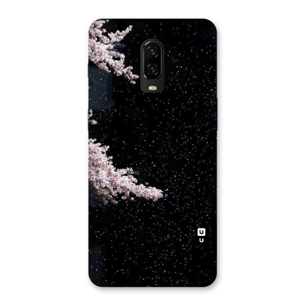 Beautiful Night Sky Flowers Back Case for OnePlus 6T