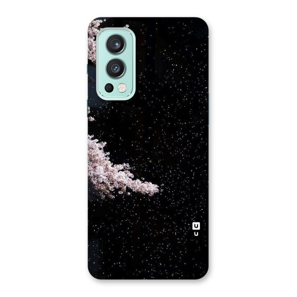 Beautiful Night Sky Flowers Back Case for OnePlus Nord 2 5G