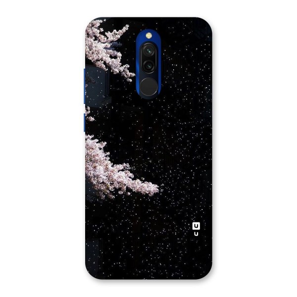 Beautiful Night Sky Flowers Back Case for Redmi 8