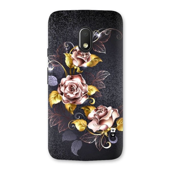 Beautiful Old Floral Design Back Case for Moto G4 Play