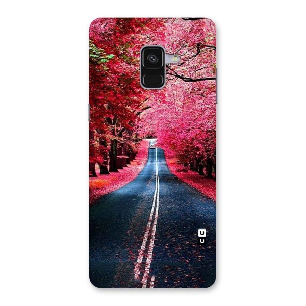 Beautiful Red Trees Back Case for Galaxy A8 Plus