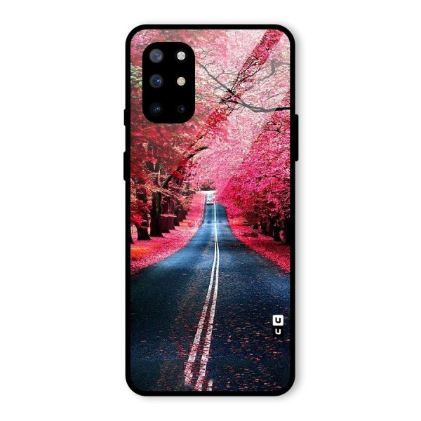 Beautiful Red Trees Glass Back Case for OnePlus 8T