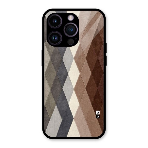 Beautiful Shades Of Diamonds Glass Back Case for iPhone 14 Pro