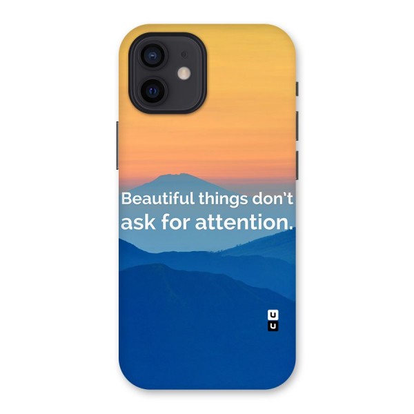 Beautiful Things Quote Back Case for iPhone 12