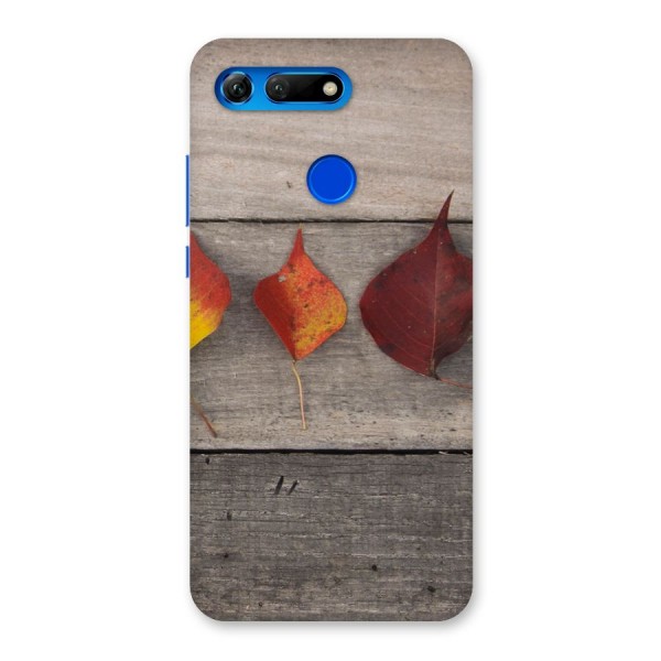 Beautiful Wood Leafs Back Case for Honor View 20