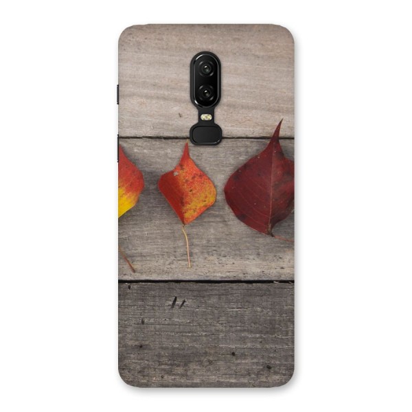 Beautiful Wood Leafs Back Case for OnePlus 6