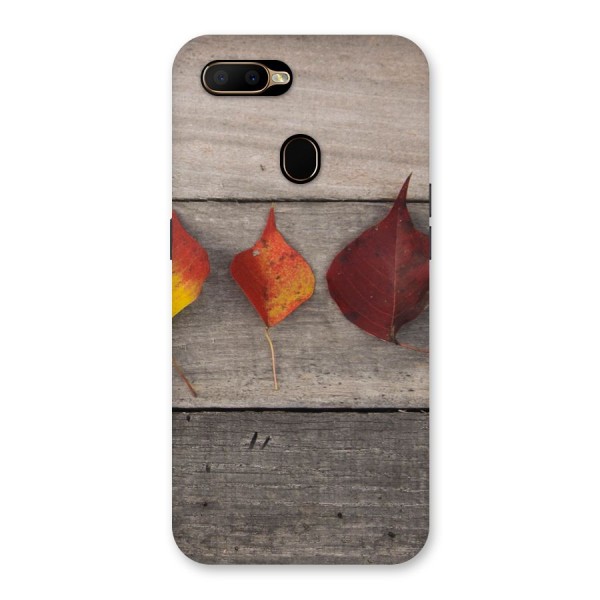 Beautiful Wood Leafs Back Case for Oppo A5s
