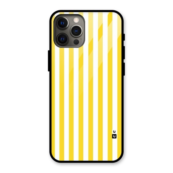 Beauty Color Stripes Glass Back Case for iPhone 12 Pro Max