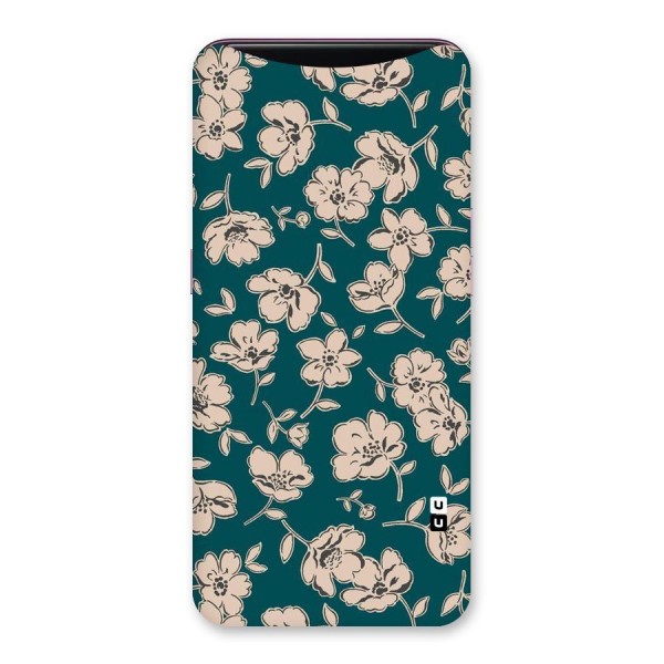 Beauty Green Bloom Back Case for Oppo Find X