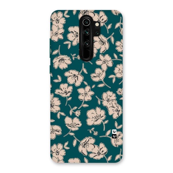 Beauty Green Bloom Back Case for Redmi Note 8 Pro