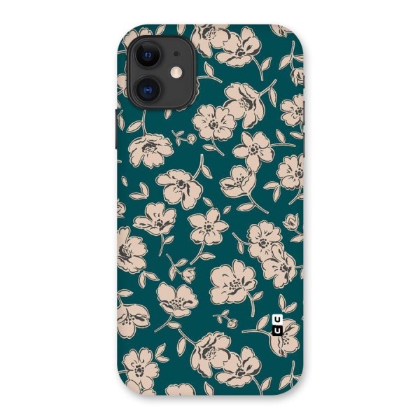 Beauty Green Bloom Back Case for iPhone 11