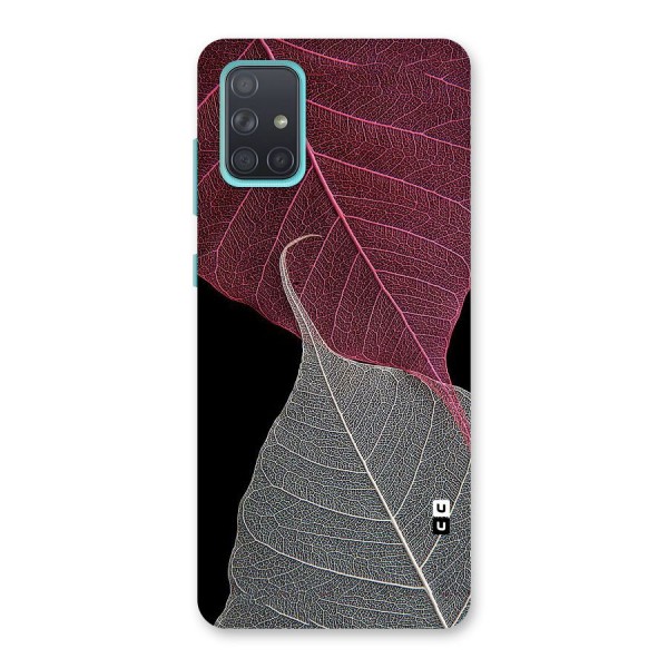 Beauty Leaf Back Case for Galaxy A71