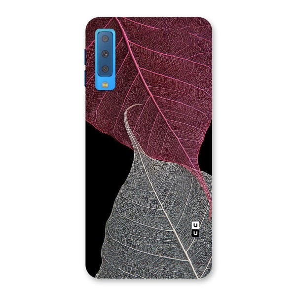 Beauty Leaf Back Case for Galaxy A7 (2018)
