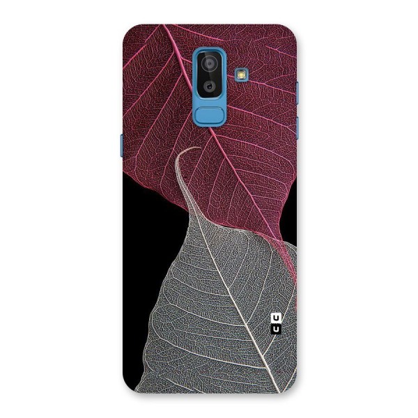 Beauty Leaf Back Case for Galaxy J8