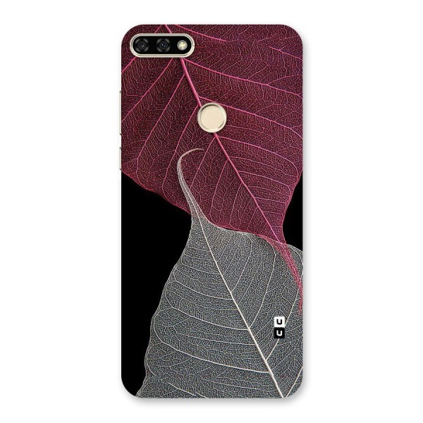 Beauty Leaf Back Case for Honor 7A