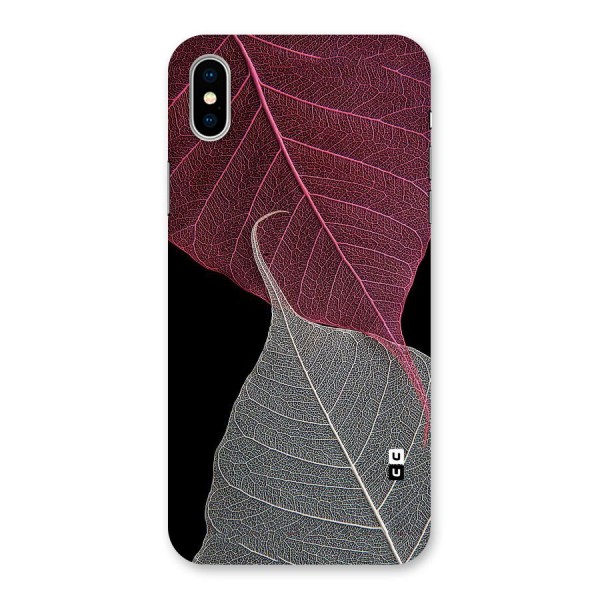 Beauty Leaf Back Case for iPhone XS
