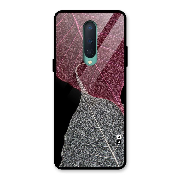 Beauty Leaf Glass Back Case for OnePlus 8