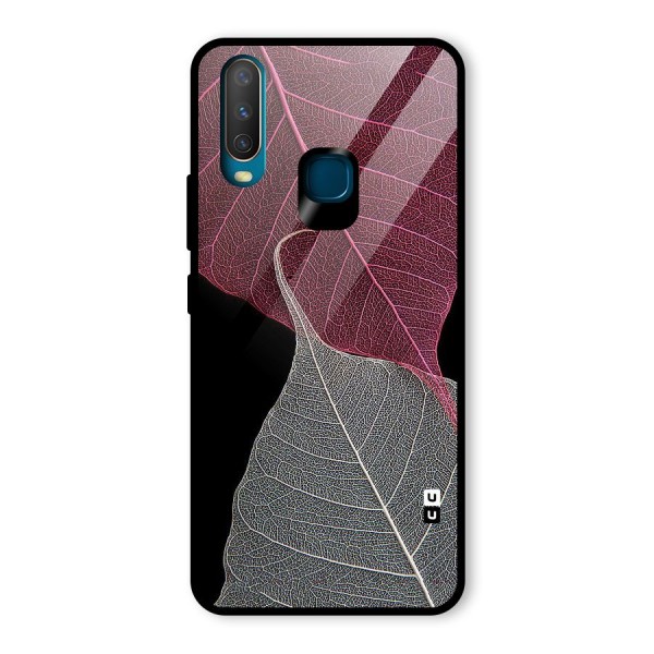 Beauty Leaf Glass Back Case for Vivo Y15