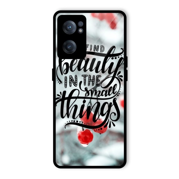 Beauty in Small Things Glass Back Case for OnePlus Nord CE 2 5G