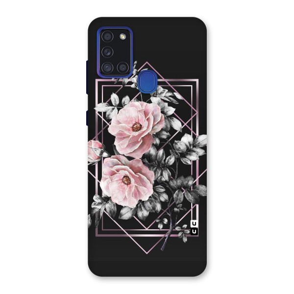 Beguilling Pink Floral Back Case for Galaxy A21s