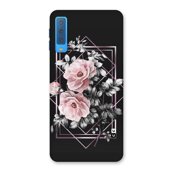 Beguilling Pink Floral Back Case for Galaxy A7 (2018)