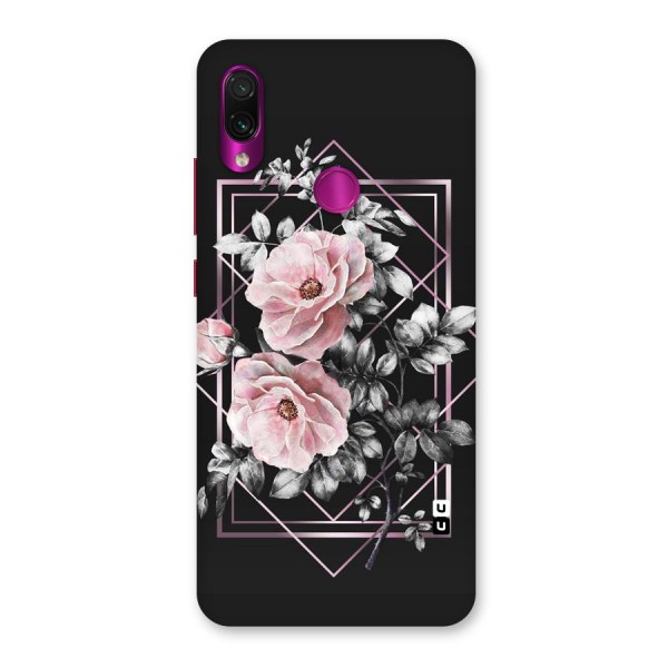 Beguilling Pink Floral Back Case for Redmi Note 7 Pro