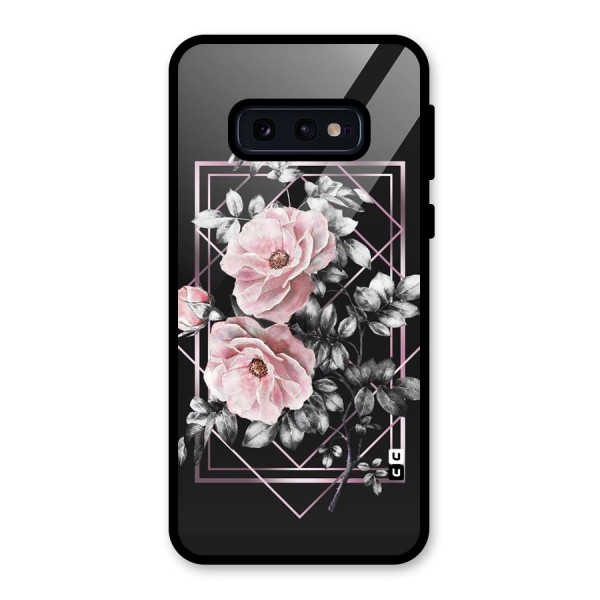 Beguilling Pink Floral Glass Back Case for Galaxy S10e