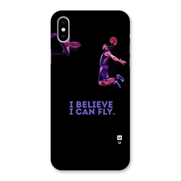 Believe And Fly Back Case for iPhone XS
