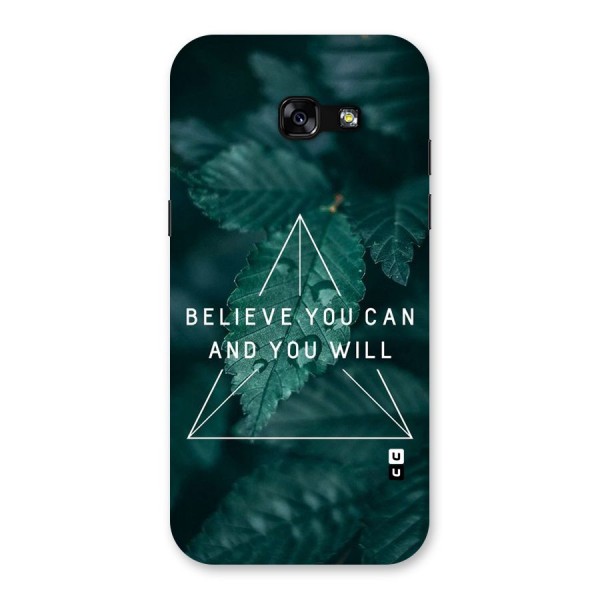 Believe You Can Motivation Back Case for Galaxy A5 2017