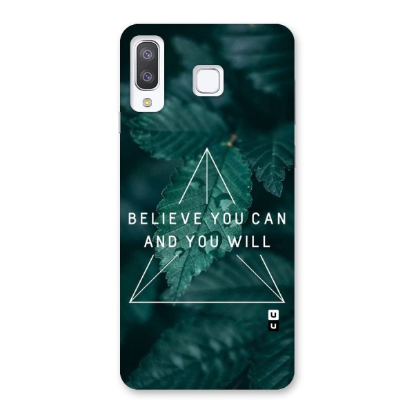 Believe You Can Motivation Back Case for Galaxy A8 Star