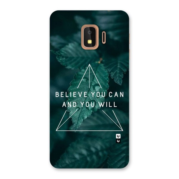Believe You Can Motivation Back Case for Galaxy J2 Core