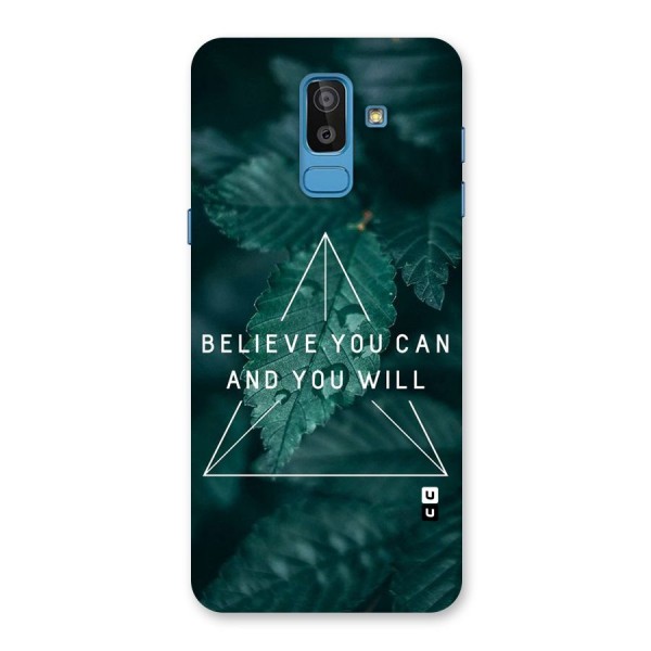 Believe You Can Motivation Back Case for Galaxy J8