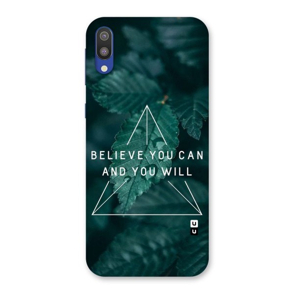 Believe You Can Motivation Back Case for Galaxy M10
