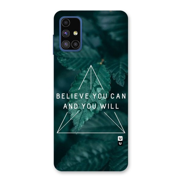 Believe You Can Motivation Back Case for Galaxy M51