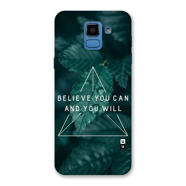 Believe You Can Motivation Back Case for Galaxy On6