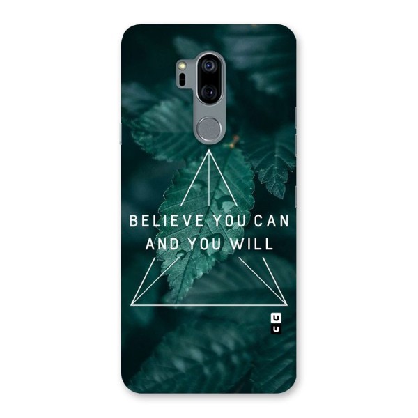 Believe You Can Motivation Back Case for LG G7