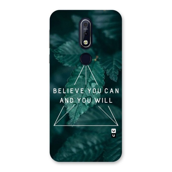 Believe You Can Motivation Back Case for Nokia 7.1