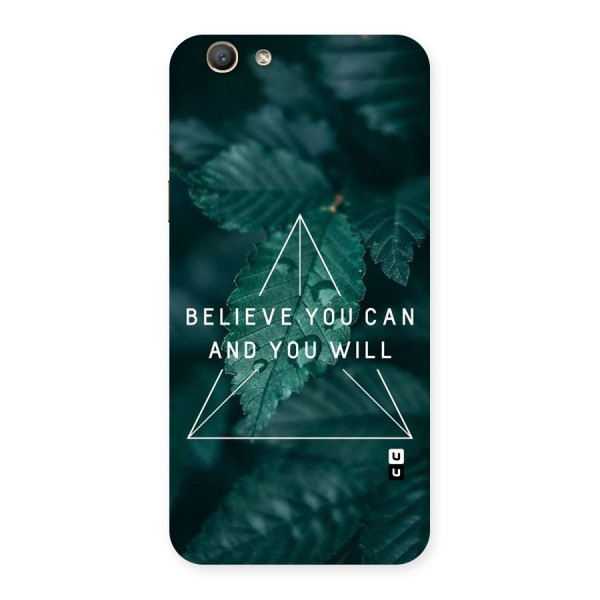 Believe You Can Motivation Back Case for Oppo A59
