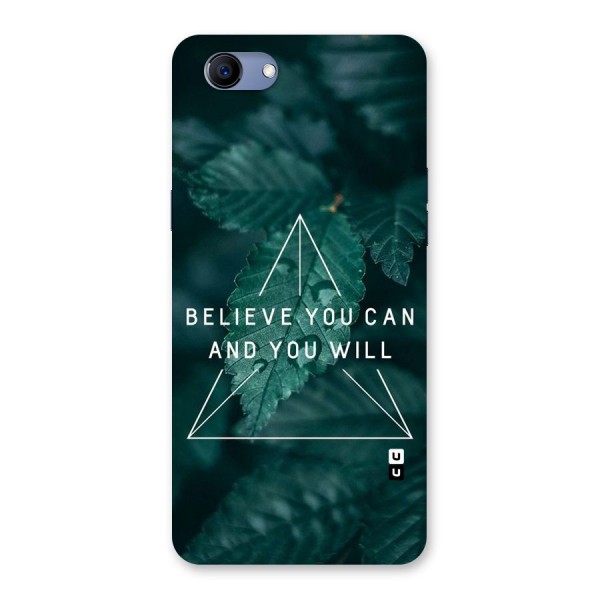 Believe You Can Motivation Back Case for Oppo Realme 1
