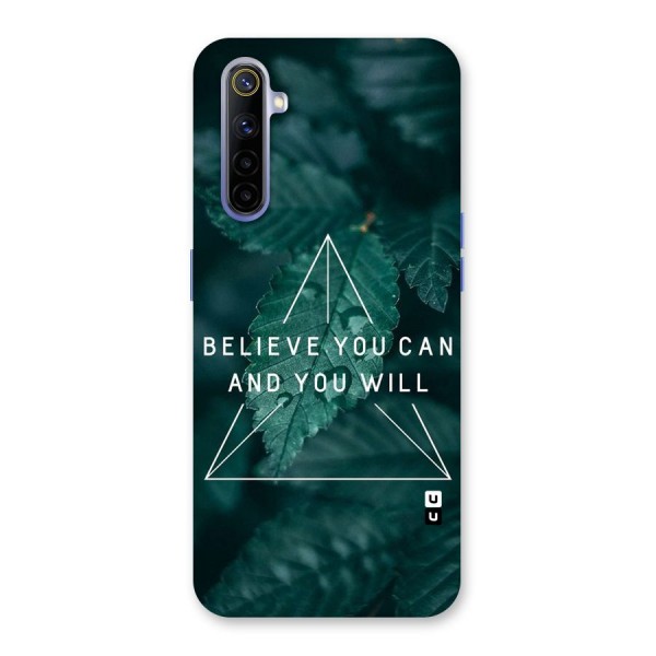 Believe You Can Motivation Back Case for Realme 6
