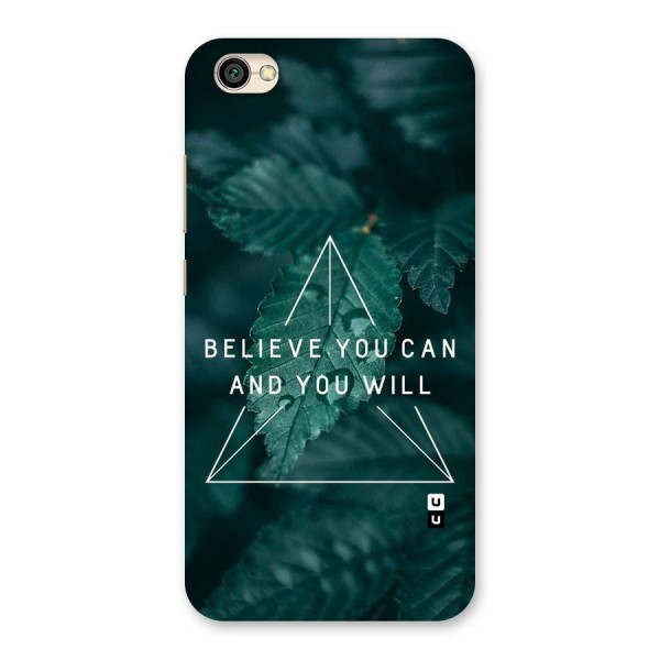 Believe You Can Motivation Back Case for Redmi Y1 Lite